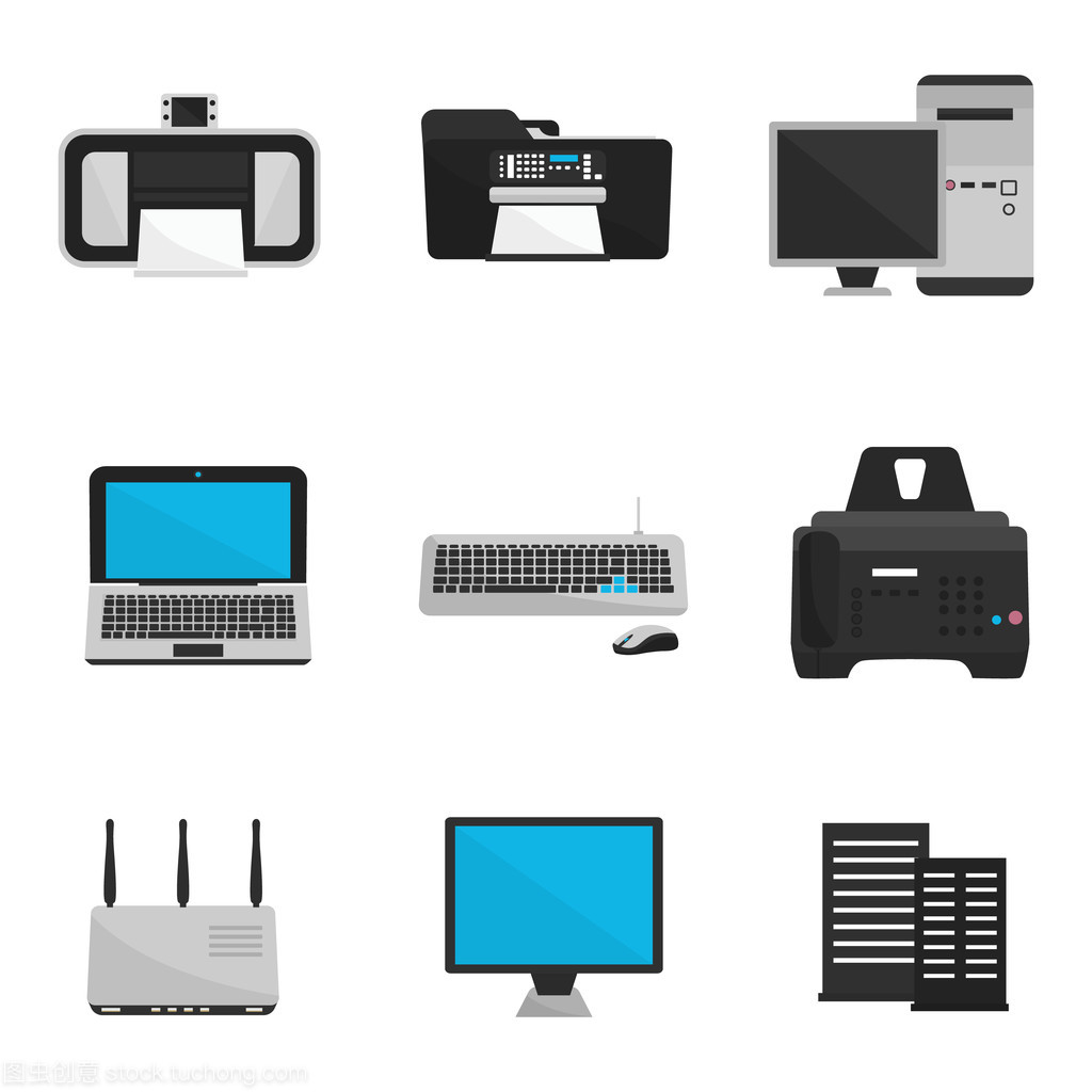 辦公設備顏色平套裝 提升效率與美學的完美融合